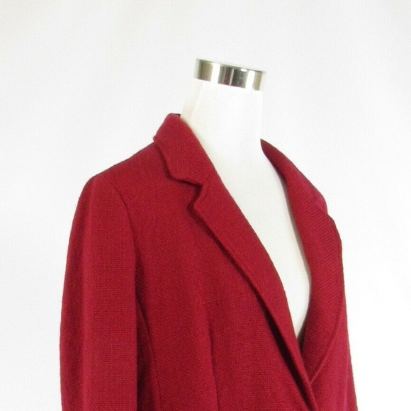 J. Jill rose red long sleeve jacket L - Picture 4 of 8